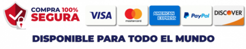 Métodos de pago: tarjeta de crédito, transferencia, PayPal